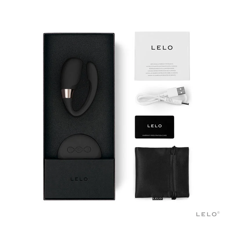 LELO TIANI 3 Rechargeable Dual Stimulation Couples Vibrator with Remote Black