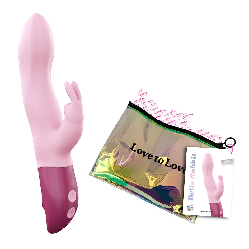 Love to Love Hello Rabbit Rechargeable Rabbit Vibrator Limited Edition (bag)