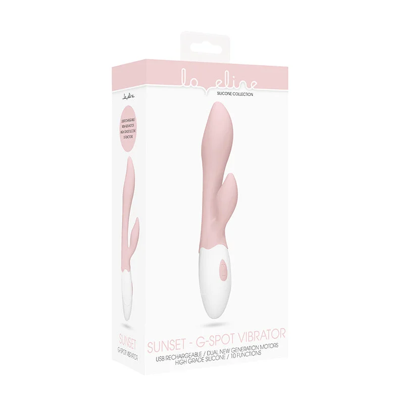 Loveline - Clit Stimulating Vibrator - Sunset - Baby Pink