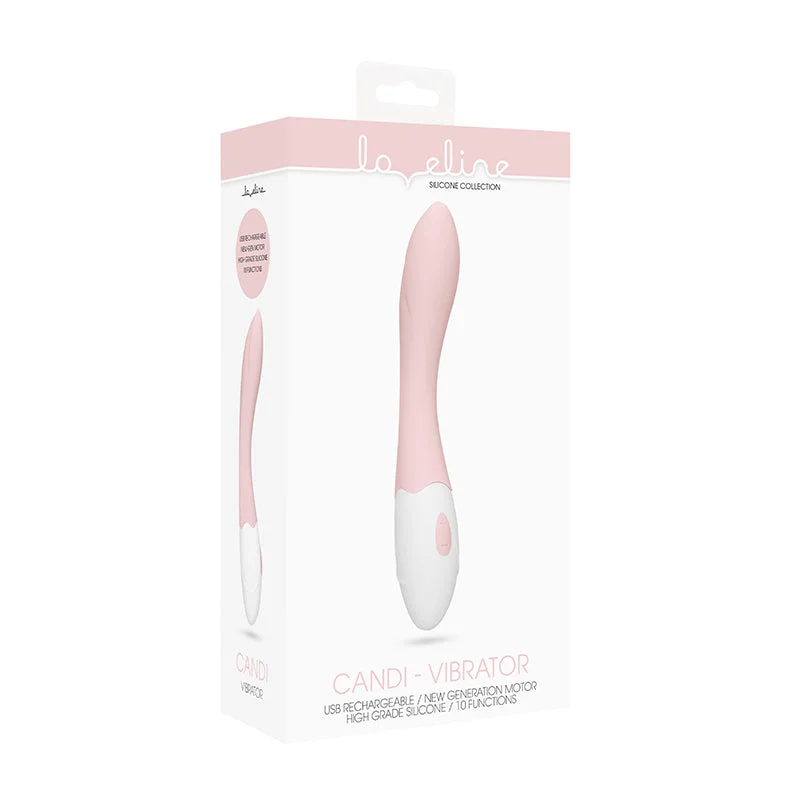 Loveline - G-Spot Vibrator - Candi - Baby Pink