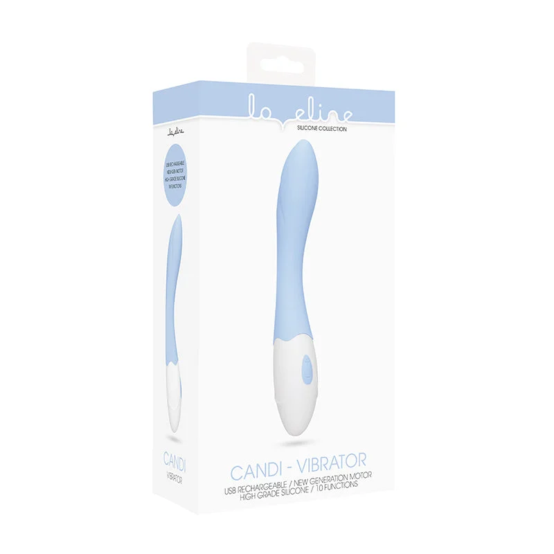 Loveline - G-Spot Vibrator - Candi - Sky Blue