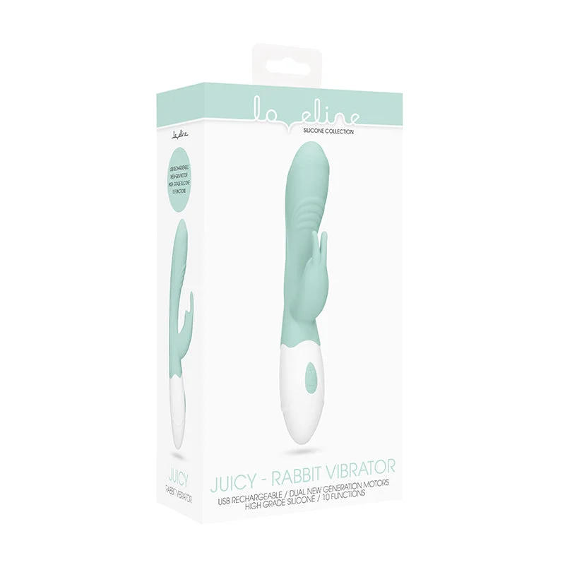 Loveline - Rabbit Vibrator - Juicy - Mint Green