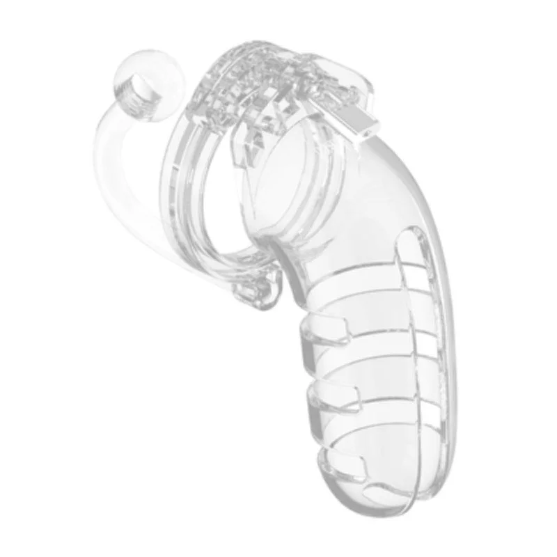 Man Cage Model 12 Chastity Cock Cage With Plug 5.5 / 14 cm