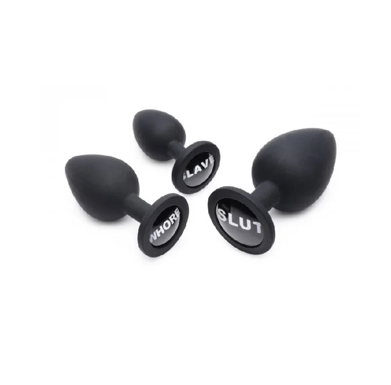 Master Series Dirty Words Anal Plug Set