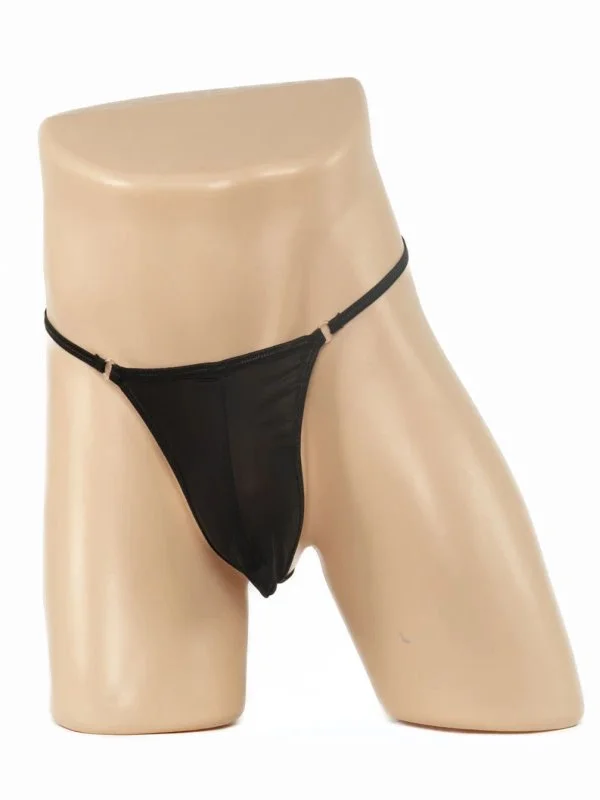 Poison Rose Men's Tiny Lycra G-String Black