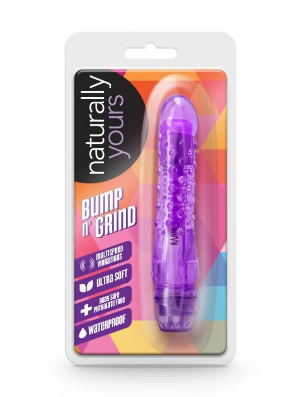 Naturally Yours Bump N Grind Vibrator Purple