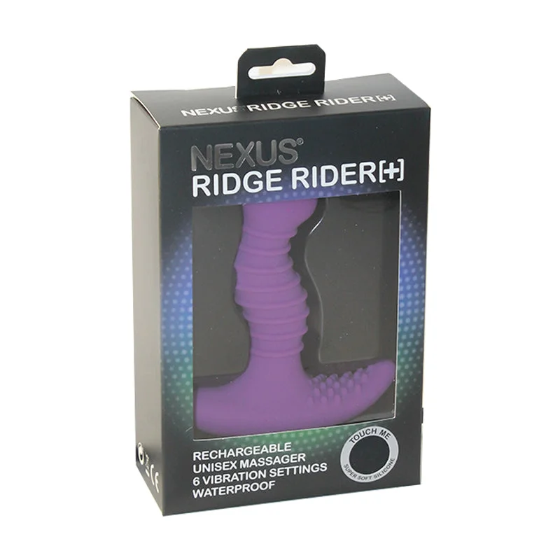 Nexus RIDGE RIDER+ Unisex Vibrator - Purple