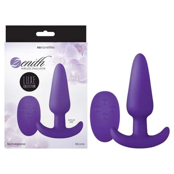 NS Novelties Luxe Collection Zenith Anal Stimulator with Remote Control - Purple