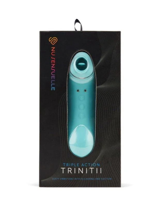 Nu Sensuelle Trinitii Triple Action Vibrator Tiffany Blue