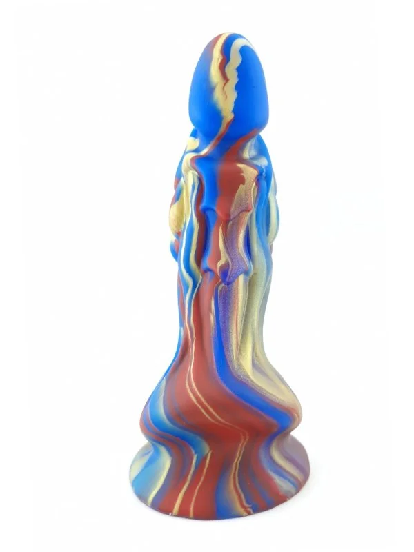 PassionZone Essentials Monster Dragon Dildo Blue/Red