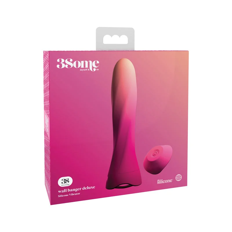 Pipedream 3Some Wall Banger Deluxe Vibrator With Suction Cup Red