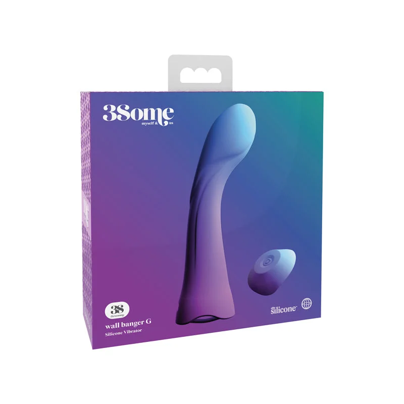 Pipedream 3Some Wall Banger G Vibrator With Suction Cup Purple