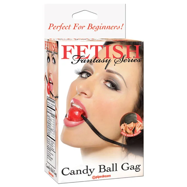 Pipedream Fetish Fantasy Series Adjustable Candy Ball Gag Red/Black