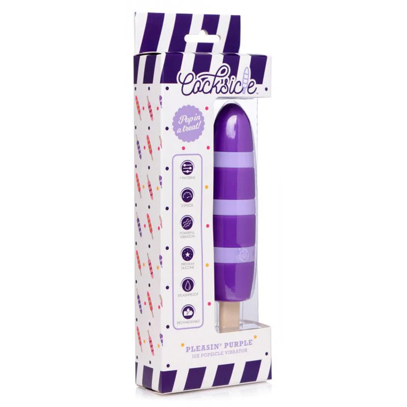 Pleasin' Purple 10X Cocksicle Vibrator