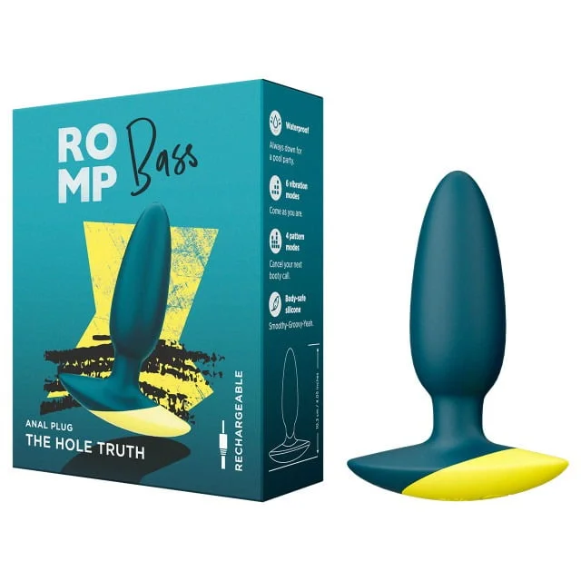 Romp Bass The Hole Truth Rechargeable Anal Plug - Green