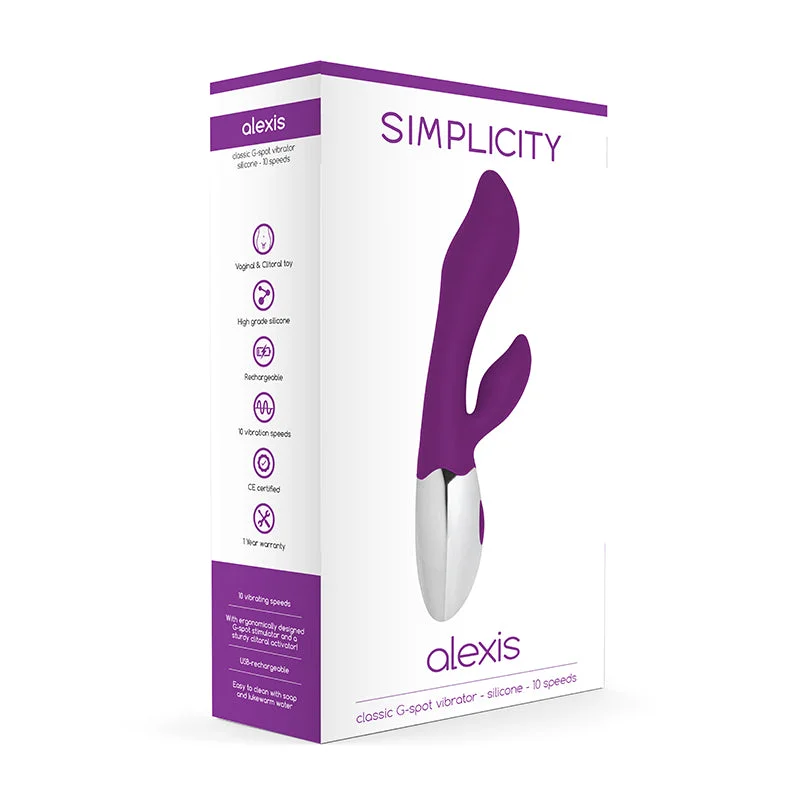 Simplicity ALEXIS Classic G-spot vibrator - Purple