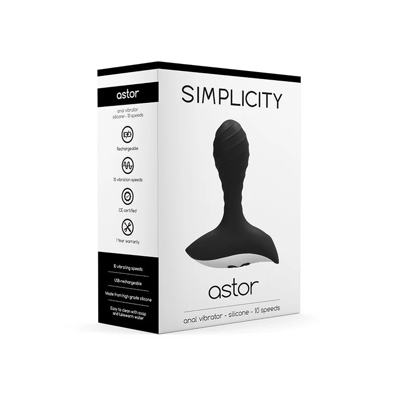 Simplicity ASTOR Anal vibrator - Black