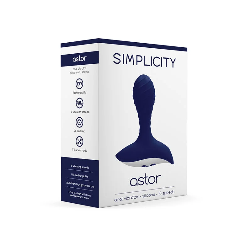 Simplicity ASTOR Anal vibrator - Blue