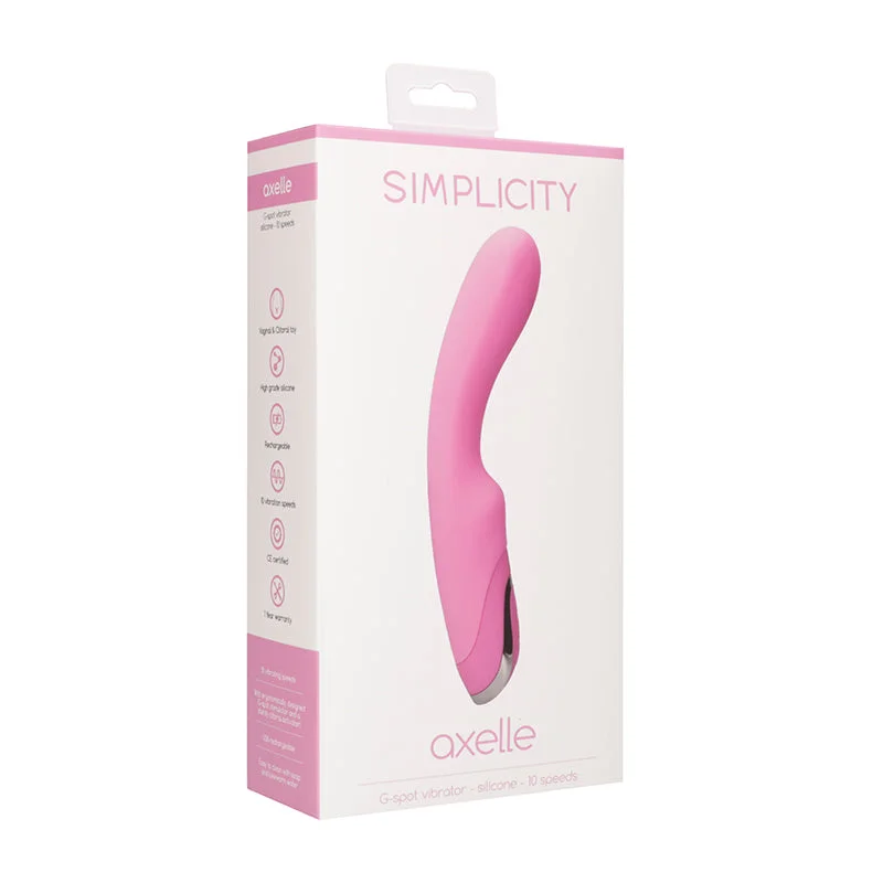 Simplicity Axelle - G-spot vibrator - silicone - 10 speeds - Pink