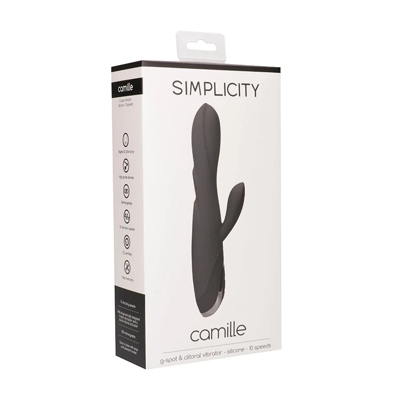 Simplicity Camille - G-spot & clitoral vibrator - 10 speeds - Black