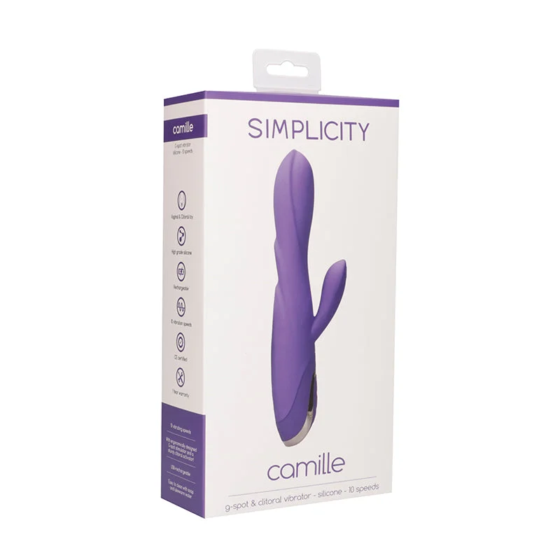 Simplicity Camille - G-spot & clitoral vibrator - 10 speeds - Purple