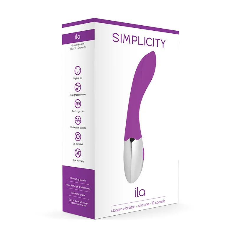 Simplicity ILA Classic vibrator - Purple