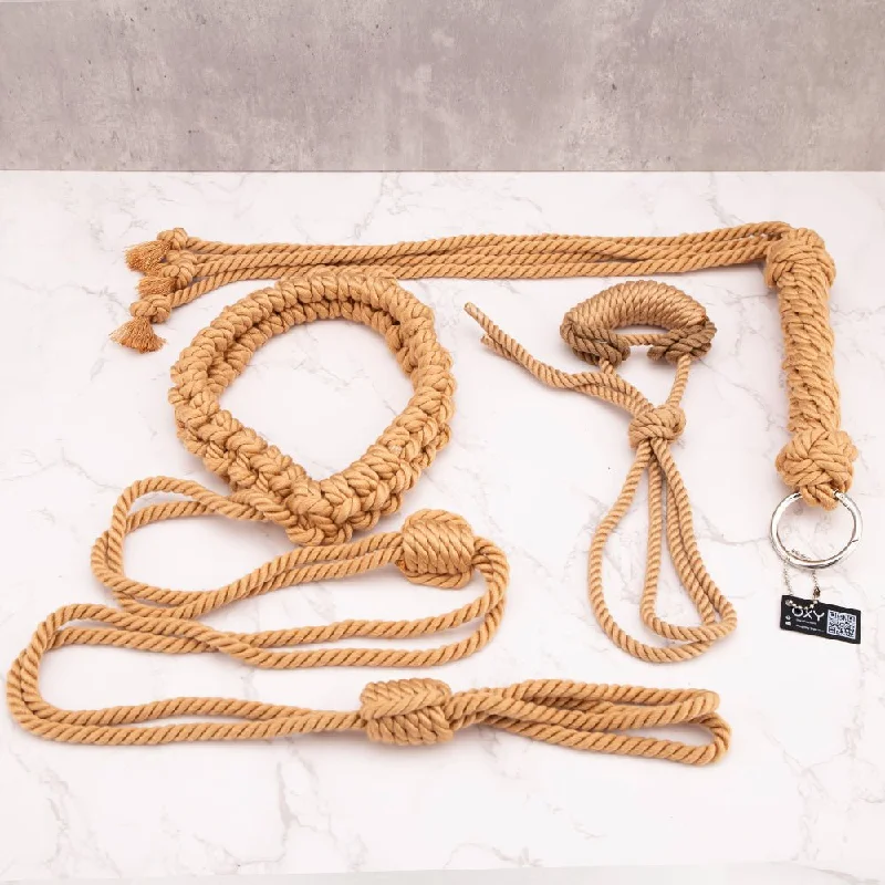 “Tie your Sub” - Pre-tied Shibari ropes Bundle - 3 Items