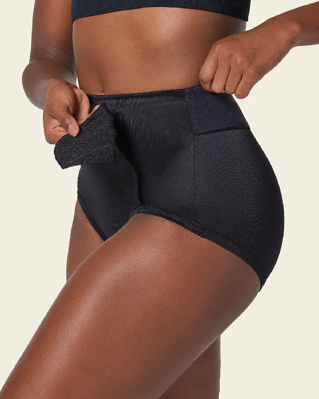 Firm Compression Postpartum Panty with Adjustable Belly Wrap