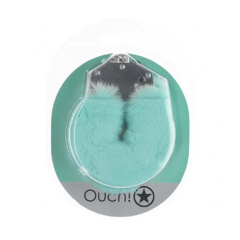 Ouch! Heavy-Duty Fluffy Handcuffs Powder Green