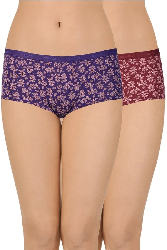 Printed Low Rise Boyshort Panty (Pack of 2)