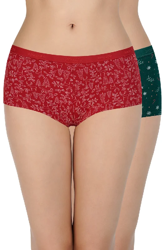 Printed Low Rise Boyshort (Pack of 2)