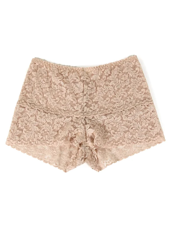 Retro Lace Hot Pant Chai