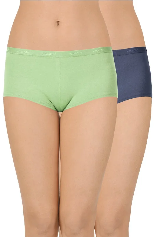 Solid Low Rise Boyshort (Pack of 2)